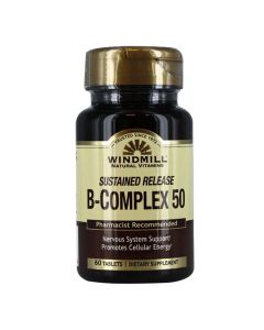 Windmill Natural Vitamins - Sustained Release B-Complex 50