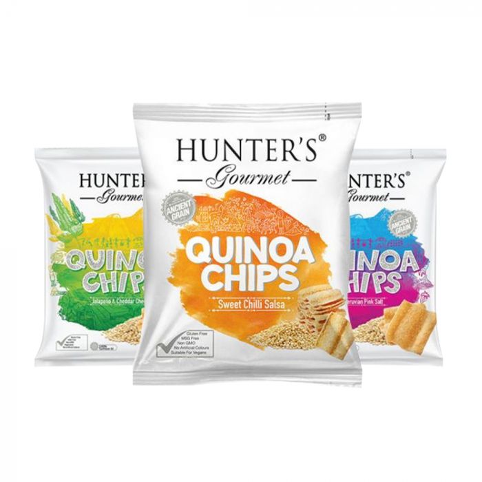 Hunter’s Gourmet Quinoa Chips Box of 3