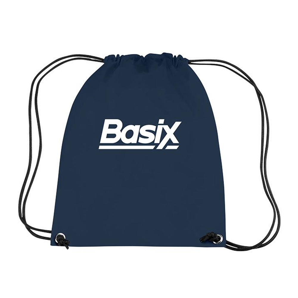 Basix - Drawstring Bag - Dark Blue